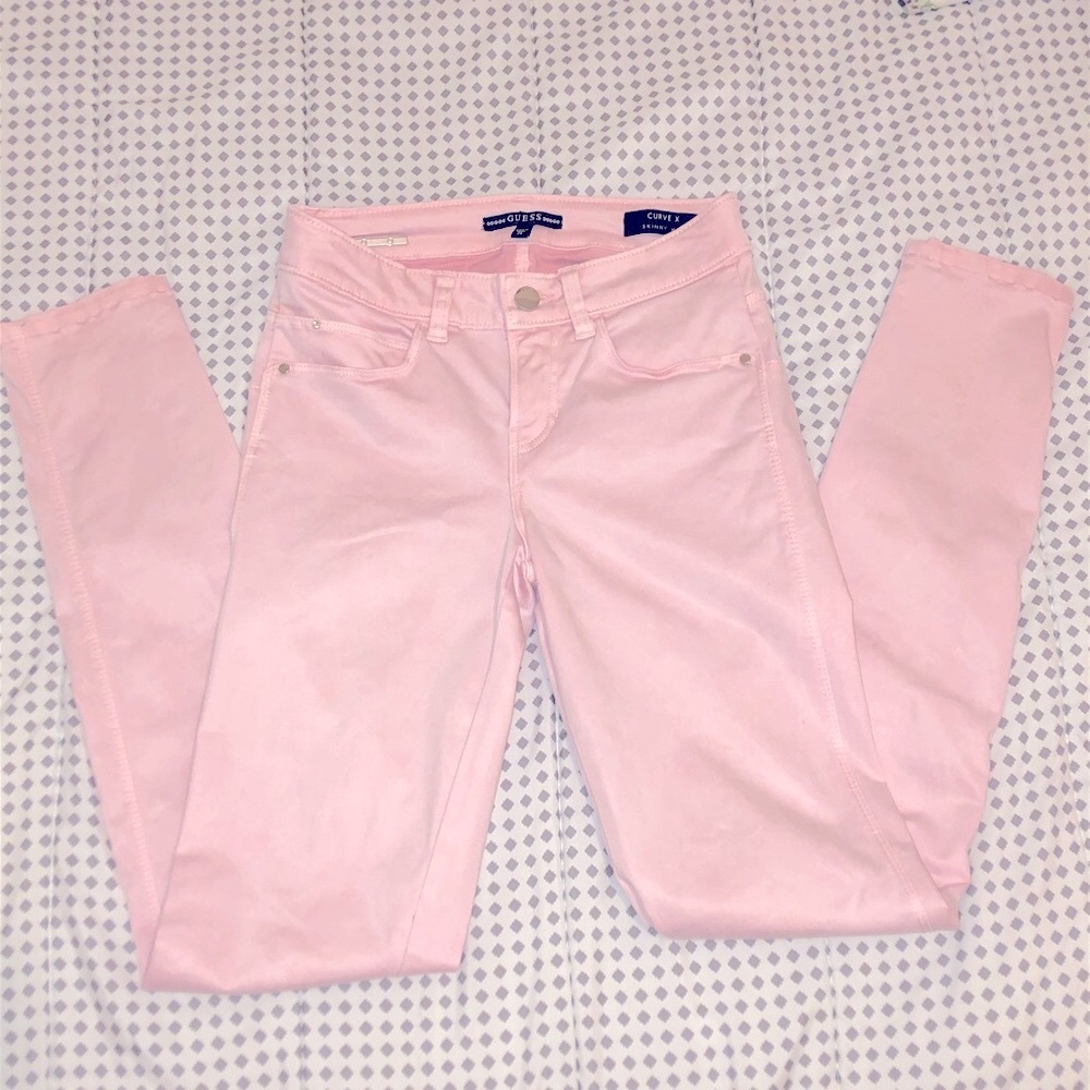 Guess Curve X Mid-Rise Skinny Pants - Picture 3 of 9